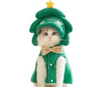 Tenue de Noël pour animaux de compagnie, vêtements de Noël pour animaux de compagnie,Habillage pour animaux de compagnie de Noël - Costumes de fête d'hiver chauds pour chiens et chats, vêtements de va
