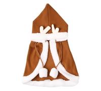 Tenue de Noël pour chien - Cape de Noël pour animal domestique - Cape avec chapeau - Costume de Noël pour animaux domestiques - Costume de Noël pour chats et petits chiens, promenades quotidiennes,
