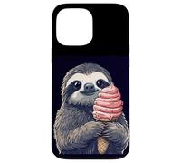 Tenue de paresseux d'été pour les amateurs de crème glacée Coque pour iPhone 13 Pro Max