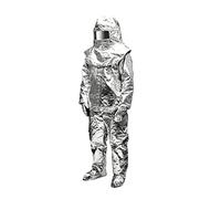 Tenue de protection contre le rayonnement thermique - Ensemble 5 pièces ignifuge - Combinaison en composite d'aluminium pour la lutte contre l'incendie et le sauvetage(S)