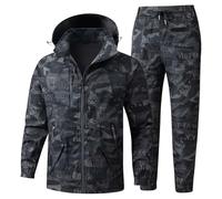 Tenue de Ski Travail Treillis Accessoire Coupe-Pluie Peche Veste Imperméable Homme Pantalon Chantier Homme Filet Accessoires Chasseur Cargo Chaud Treillis Militaire M