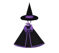 Tenue de Sorcière pour Oies de Jardin,Vêtements de Jardin pour Oies avec Chapeau de Sorcière - Décoration de pour Célébrations d'Action de Grâce et Rassemblements d'Automne pour Statue en Cimen