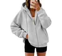 Tenue De Sport Femme Sweat Ma Commande en Cours Pull Chic Et Elegant Sweat-Shirt À Capuche Veste Zippee Fille sans Hoodie Ivoire XL