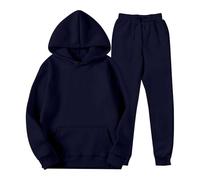 Tenue de Sport Homme Bas de Survetement de Travail a Capuche Jogging Moumoute Ensemble Chic Cargo Décontracté Pantalon Noir Sweats Homme Bleu foncé M