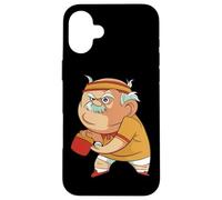 Tenue De Tennis De Table Grand-père Ping Pong Tenue De Coque pour iPhone 16 Plus