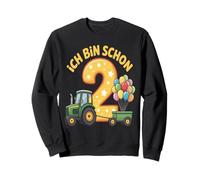 Tenue de Tracteur pour 2ème Anniversaire garçon Ich Bin Schon 2 Sweatshirt