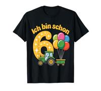 Tenue de Tracteur pour Enfant 6ème Anniversaire garçon Ich Bin Schon 6 T-Shirt
