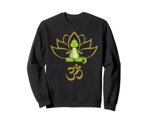 Tenue de Yoga avec Fleur de Lotus Om Dino Sweatshirt