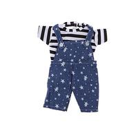 Tenue décontractée de poupée de 40,6 cm avec pantalon porte-jarretelles et hauts à rayures pour Sharon
