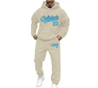Tenue Deux pièces à imprimé pour Un Style élégant Alliant décontraction et formalisme Parfaite pour Le Quotidien et Les Sorties (Khaki, XL)