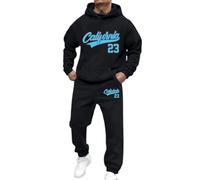 Tenue Deux pièces à imprimé pour Un Style élégant Alliant décontraction et formalisme Parfaite pour Le Quotidien et Les Sorties (Black, M)