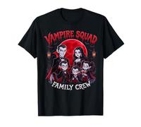 Tenue d'halloween Assortie pour la Famille, l'équipe de Vampires, Papa, Maman, Enfants T-Shirt