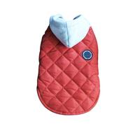 Tenue d'hiver épaisse pour chiens - Vêtement d'hiver pour animal domestique - Coupe-vent - Facile à porter - Grand manteau pour petit