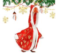 Tenue d'oie de Noël - Vêtements de sculpture de vacances, costume mignon | Statue de jardin de pelouse de 68 cm - Décoration de fête d'hiver à la maison - Ornement de bureau - Robe de collection