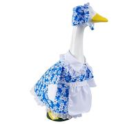 Tenue D'Oie De Porche - Robe Pastorale De Printemps 23 Pouces Avec Chapeau, Style Servante Polyester | Costume D'Oie De Cour Pour Jardin Patio Pelouse | Décoration De Porte Pour Mariage Noël Anniversa