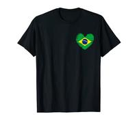 Tenue du Brésil - Drapeau du Brésil - I Love Brazil T-Shirt
