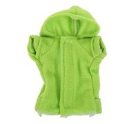 Tenue en Coton Sweat, à Capuche de Compagnie pour Lézard Vert | Léger et Respirant, Confort Maximal, Coupe Ajustée, pour Dragon Barbu et Autres Petits Reptiles