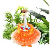 Tenue Estivale Hawaïenne Pour Oie De Porche, Costume D'Été Figurine Patio, Costumes Cosplay pour Oie de Porche, Pour Femmes Hommes Collectionneurs Réunions Parc Jardin Pelouse Patio Cour Balcon Maison