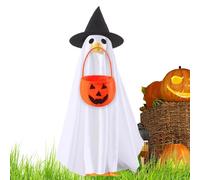 Tenue fantôme d'oies de jardin | Vêtements fantômes pour oies comme décoration - Figurine de jardin Vêtements pour la saison d'automne - Propriétaire collectionneur Décoration festive Fête saisonnière