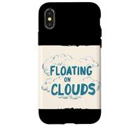 Tenue flottante amusante sur les nuages pour adultes et enfants Coque pour iPhone X/XS