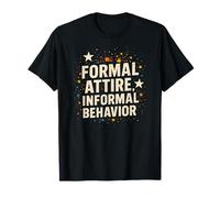 Tenue formelle comportement informel bal de fin d'année, soirée assortie T-Shirt