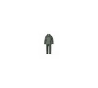 Tenue imperméable verte en nylon Taille 9-XXL