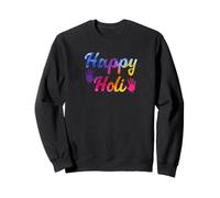 Tenue Indienne Blanche Happy Holi Festival pour Femmes, Hommes et Enfants Sweatshirt