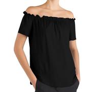 Tenue InfirmièRe Soldes Chemisiers Femme Chic Et Elegant Blouse Chemisier Haut De Noel Tops Asymetrique Tunique Noir Grande Taille BrodéE Mousseline Soie Bleu Turquoise Tee Shirts Coton Rouge