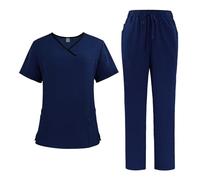 Tenue Infirmiere Uniformes de dentiste à manches courtes for femmes, blouses médecin(Color9,M)