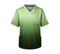 Tenue Infirmiere Uniformes d'infirmière for hommes, ensemble de médecin for animalerie, salopette dentiste, vêtements travail laboratoire d'été, haut à manches courtes et dégradé(Color8,XXXL)