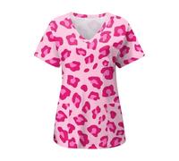 Tenue Infirmiere Vêtements de lavage des mains à manches courtes for bloc opératoire, hauts for femmes, salopettes, blouses d'infirmière et chirurgien(Color2,L)