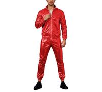 Tenue Mariage Homme Temoin Homme Grande 6XL Loups Stylé Slim Tendance Violet Club Japonais Moins Sportswear Set Gymnastique Cassé Doux Nouveauté Treillis Invitation
