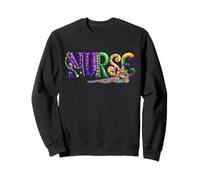 Tenue médicale pour infirmière Mardi Gras Sweatshirt