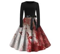 Tenue Médiévale Femme Princesse Deguisement Halloween Malefique Zombie Cosplay Grande Citrouille Fantôme Diablesse Nonne Deguisement Squelette Robe Vintage Sexy Faucheuse Fantome Halloween L