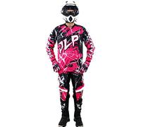 TENUE MOTO CROSS QUAD ENDURO VTT BMX MTB enfant rose JLP RACING Taille 24-7/8ans