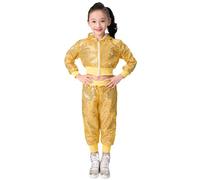 Tenue pailletée Enfant, Haut et Pantalon, Costume de Spectacle, pour garçon et Fille, de 1 à 6 Ans