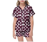 Tenue Pâques Enfant à Colorier Soi-Même Pyjama Maison Coloré Nuit Jeu Quotidien Vêtements Fille Garçon Deux Pièces Corsage(4-5 Years)