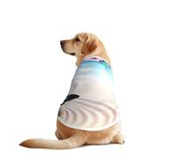 Tenue pour chien motif zen avec imprimé papillon, vêtements amusants lavables en machine pour chiens de taille moyenne et grande