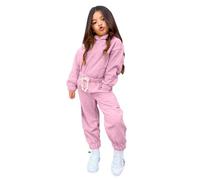 Tenue pour Filles Enfants Enfant en Bas âge bébé Filles garçons Automne Hiver Solide Coton à Manches Longues Hauts Pull Sweat Ensemble vêtements