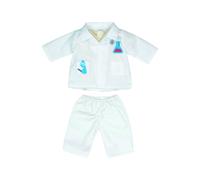 Tenue Scientifique Pour Poupées De 38 Cm Blanc TU
