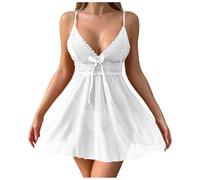 Tenue Sexy Femme érotique Hot Deep V Neck Robe Dos Nu Low Cut Backless Babydoll Sensuelle Ensemble Robe Dos Nu Femme Transparent Robe de Nuit pour Femme La Saint Valentin Robes Sexy Femme