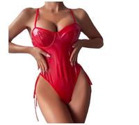 Tenue Sexy Femme Érotique Hot Pute sous Vêtements Ensemble Vetement Chic Porte Jarretelles Fouet Lingerie Culotte Body Jartelle Jarretelle Bustier Soutien Gorge Libertine~