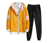 Tenue Sport Homme - Ensemble Compression Homme Jogging Sweats À Capuche Et Sport Pantalons Fall Jogging Hommes Ensemble Training Vêtement Africain de Luxe Les Loisirs et Les Voyages Tenue de Loisirs
