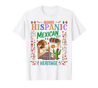 Tenue sur Le thème du Patrimoine Mexicain pour Enfants et Drapeau Mexicain T-Shirt