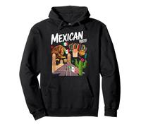 Tenue sur Le thème du Patrimoine Mexicain pour Femme et Drapeau Mexicain Sweat à Capuche