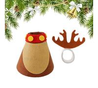 Tenues D'animaux De Bureau - Mini Accessoire Vestimentaire, Décoration De Table De Noël, Design De 7 Pouces Avec De Détails Festifs | Ornement De Vacances Pour Porche, Cheminée, Bibliothèque, Ma