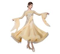 Tenues de Danse de Salon pour Compétition Costume Valse Robes Flamenco