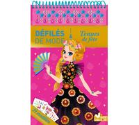 Tenues de fête - bloc à spirale 20 silhouettes a habiller - Collectif - Deux Coqs D'or - Boîte ou accessoire - Jeux livres objets