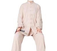 Tenues De Kung Fu Shaolin, Tenue D'entraînement Tenue De Tai Chi À Manches Longues, Wing Chun Vêtements Costume Traditionnel Chinois Convient Aux Arts Martiaux Et À La Méditation C,S