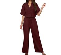 Tenues De Sport- Ensemble Pantalon Et Tailleur DéContracté éLéGant Et Confortable IdéAl Au Quotidien Pantalon Long Deux PièCes Le Printemps L'éTé Et L'Automne
